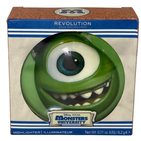 Make Up Revolution Other - Makeup Revolution x Monsters University Mike Wazowski Highlighter Squishy NEW